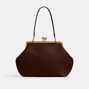 COACH Large Kisslock Frame Bag